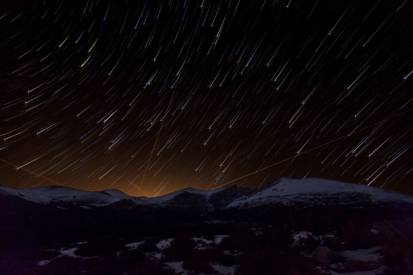 Photograph Richard Steinberger Comets on One Eyeland
